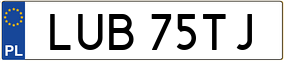 Truck License Plate